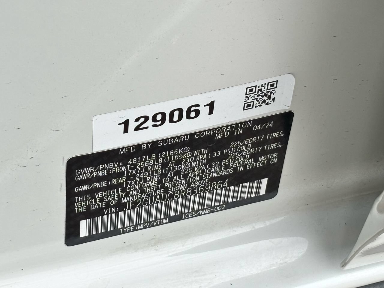 Used 2024 Subaru Crosstrek 2.0i Premium w/ Crosstrek Mirror Package AWD/4WD image 29