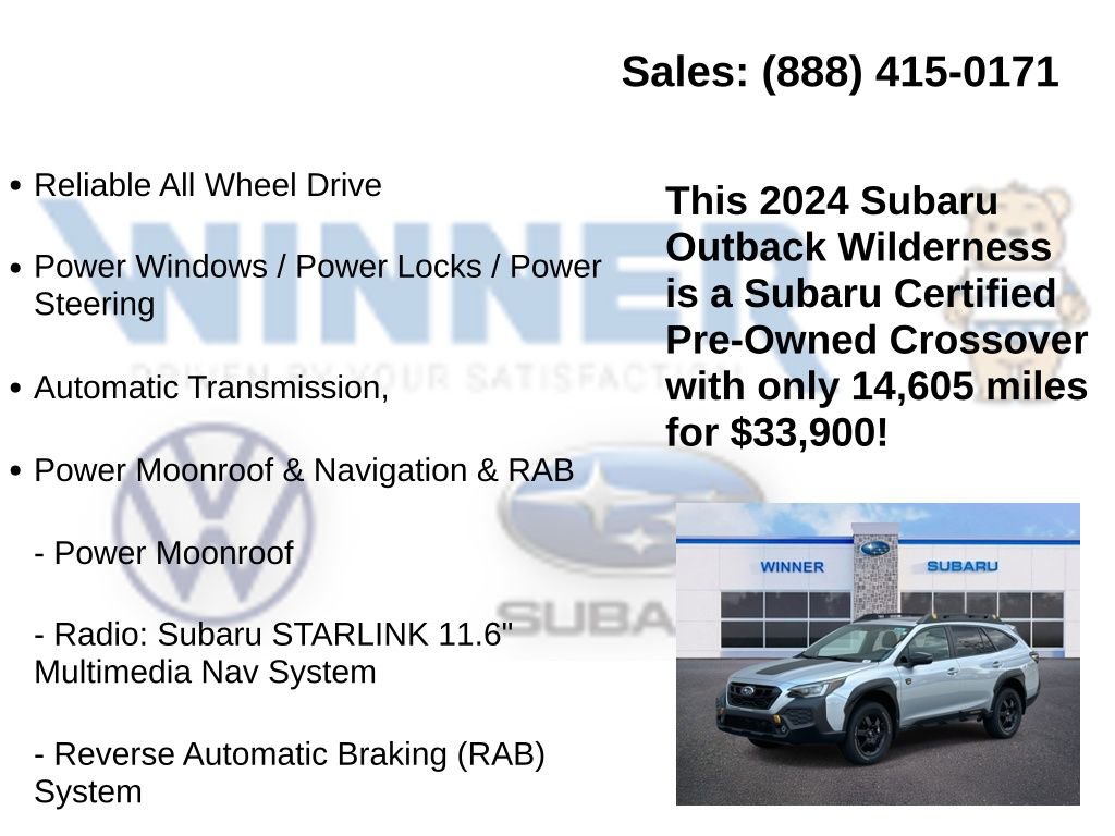 Certified 2024 Subaru Outback Wilderness image 13