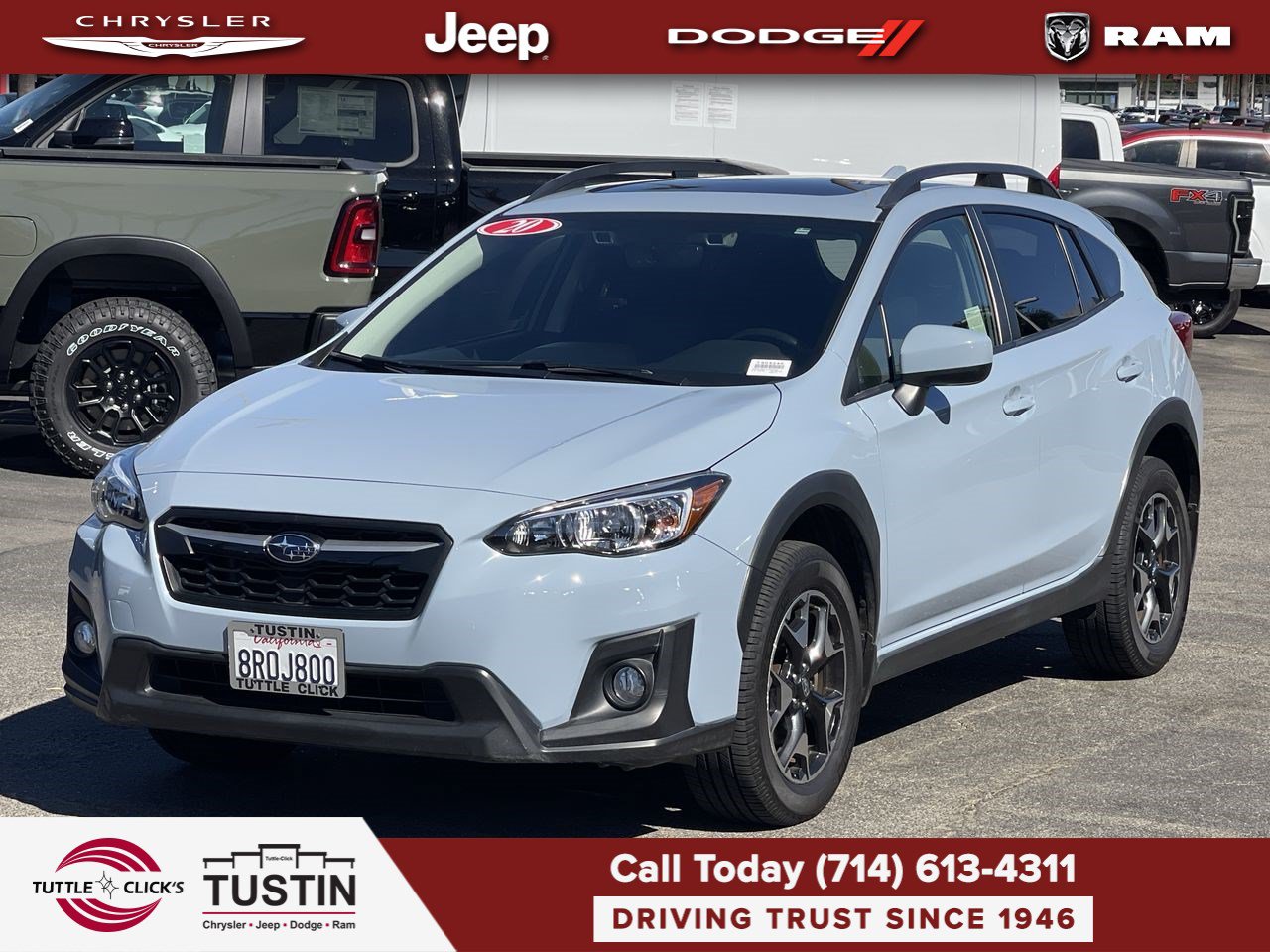 Used 2020 Subaru Crosstrek 2.0i Premium w/ Moonroof Package 1 AWD/4WD image 3