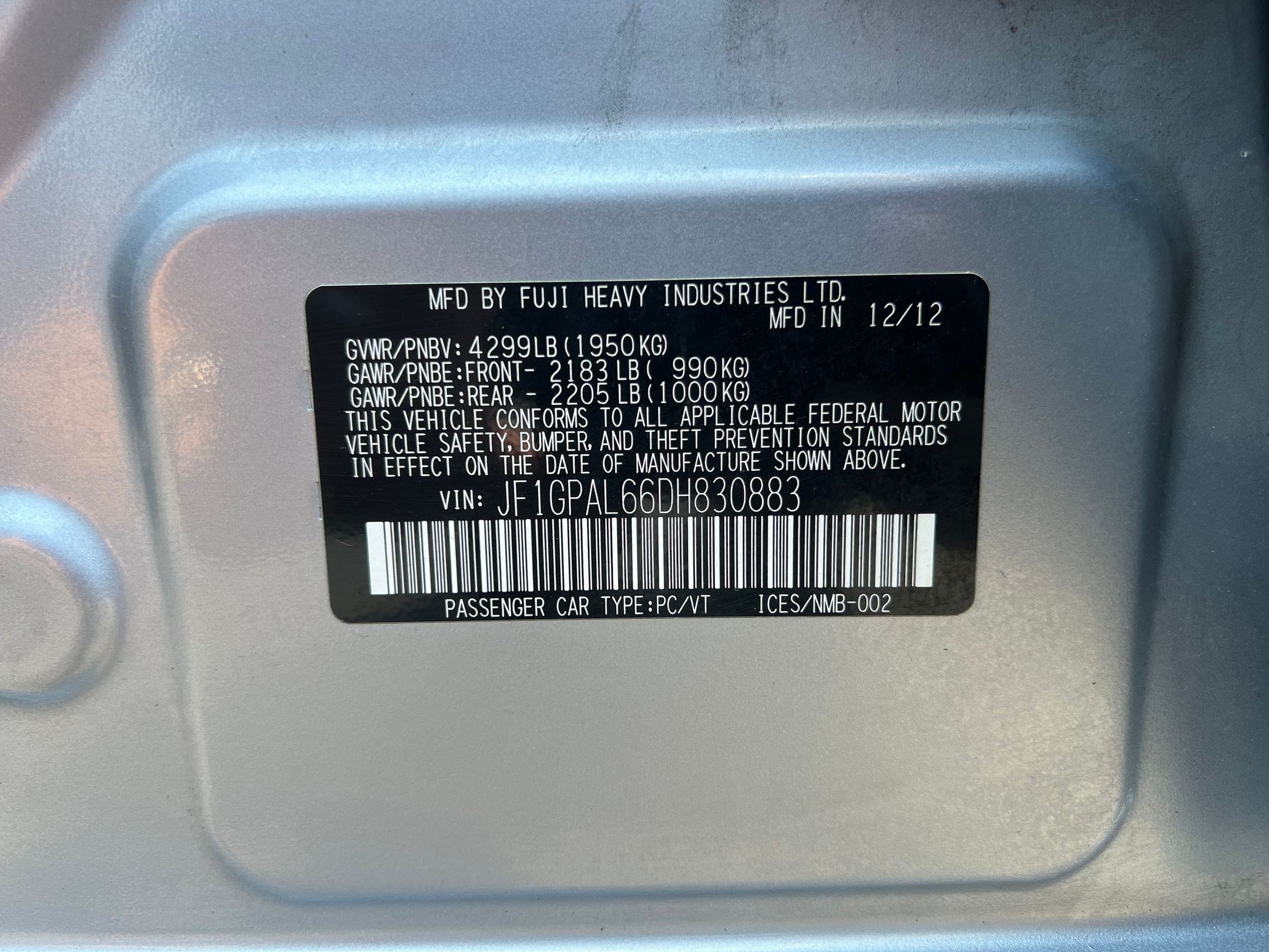 Used 2013 Subaru Impreza 2.0i Sport Premium AWD/4WD image 32