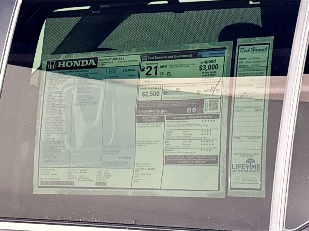 New 2025 Honda Pilot EX-L image 23