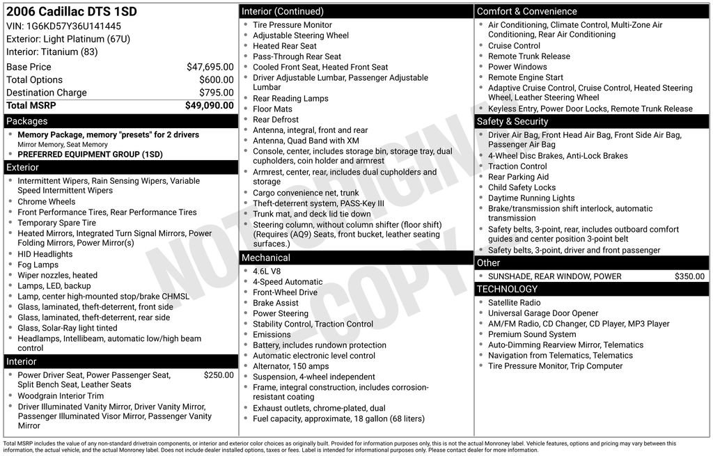 Used 2006 Cadillac DTS image 25