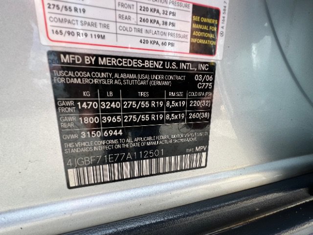 Used 2007 Mercedes-Benz GL 450 4MATIC image 9