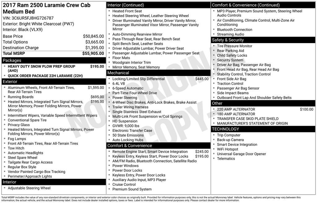 Used 2017 RAM 2500 Laramie image 9