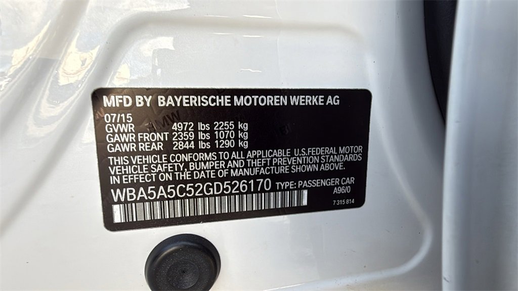 Used 2016 BMW 528i Sedan image 35