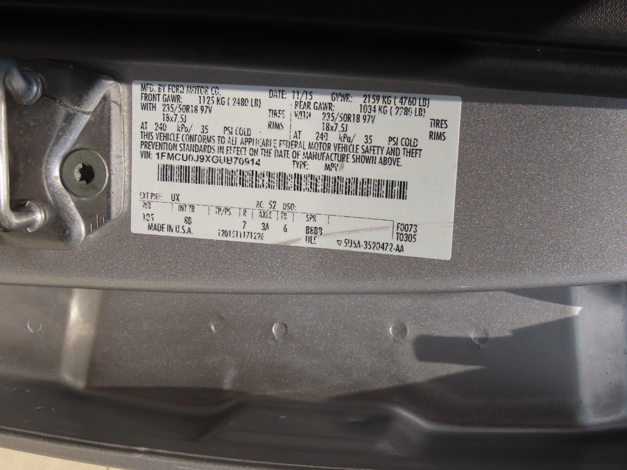 Used 2016 Ford Escape Titanium FWD image 33