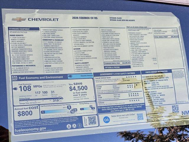 New 2026 Chevrolet Equinox EV RS image 17