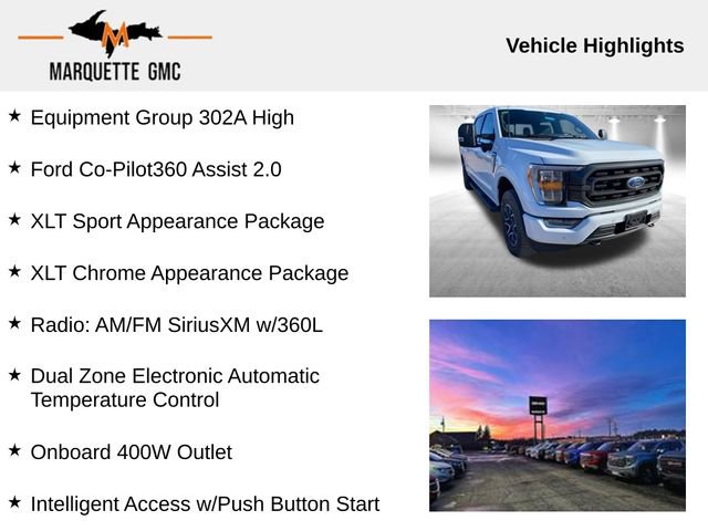 Used 2023 Ford F150 XLT w/ Equipment Group 302A High AWD/4WD image 3