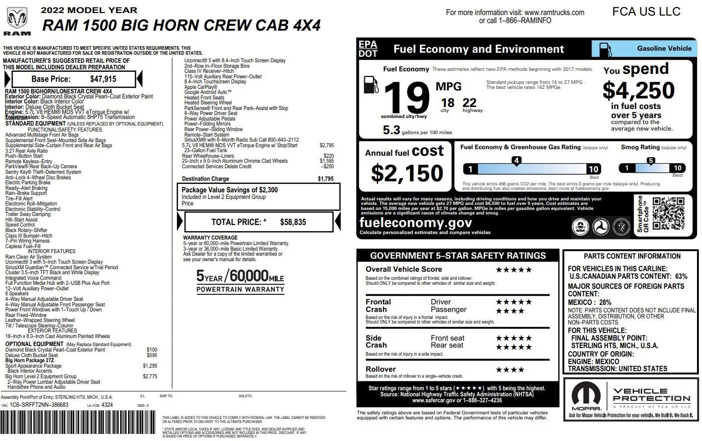 Used 2022 RAM 1500 Big Horn AWD/4WD image 37