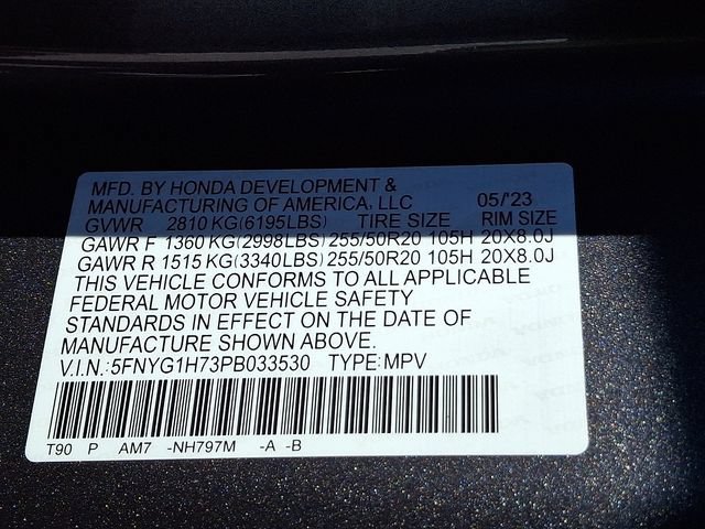 Certified 2023 Honda Pilot Touring image 30