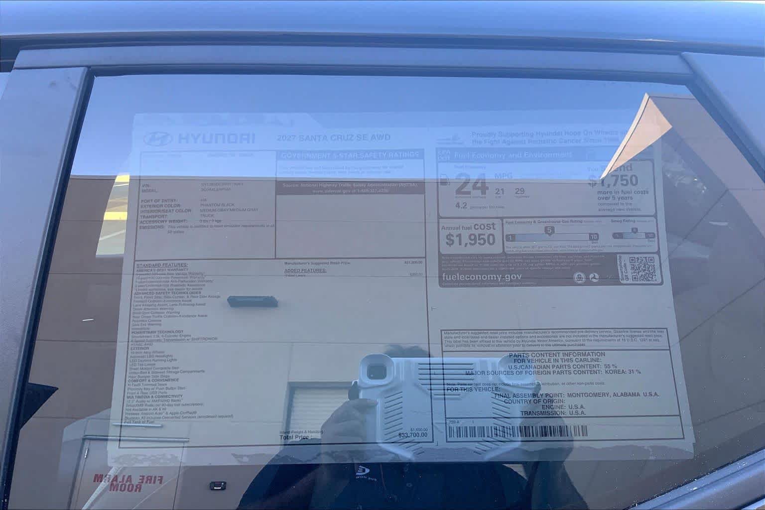 New 2027 Hyundai Santa Cruz SE AWD/4WD image 18