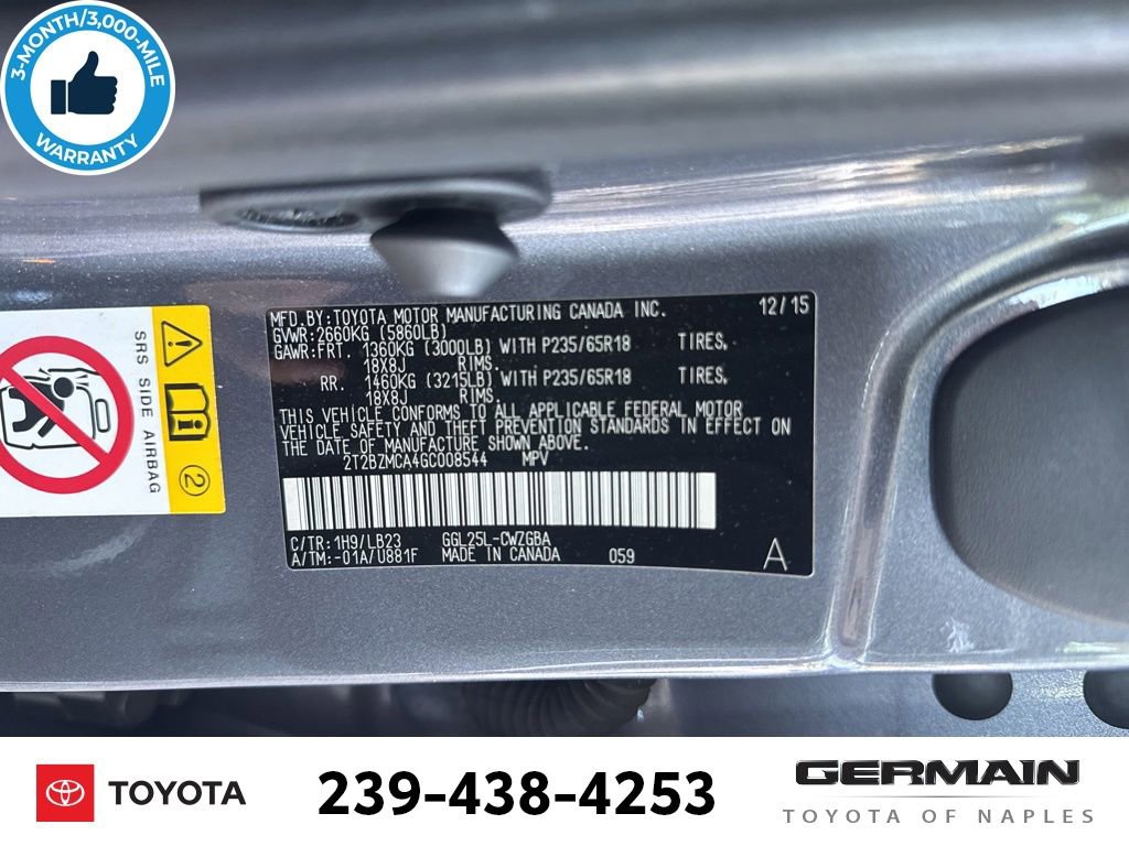 Used 2016 Lexus RX 350 AWD w/ Premium Package image 24
