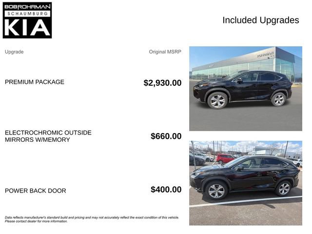 Used 2017 Lexus NX 200t AWD w/ Premium Package image 4