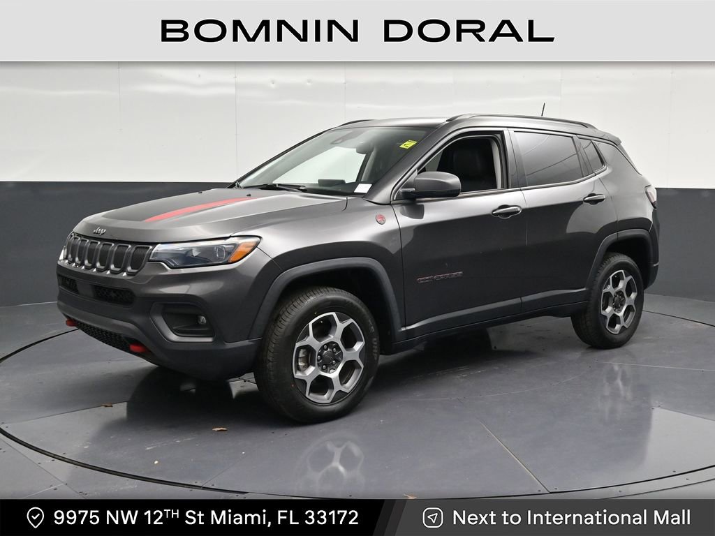 Used 2022 Jeep Compass Trailhawk w/ Trailhawk Elite Group image 1