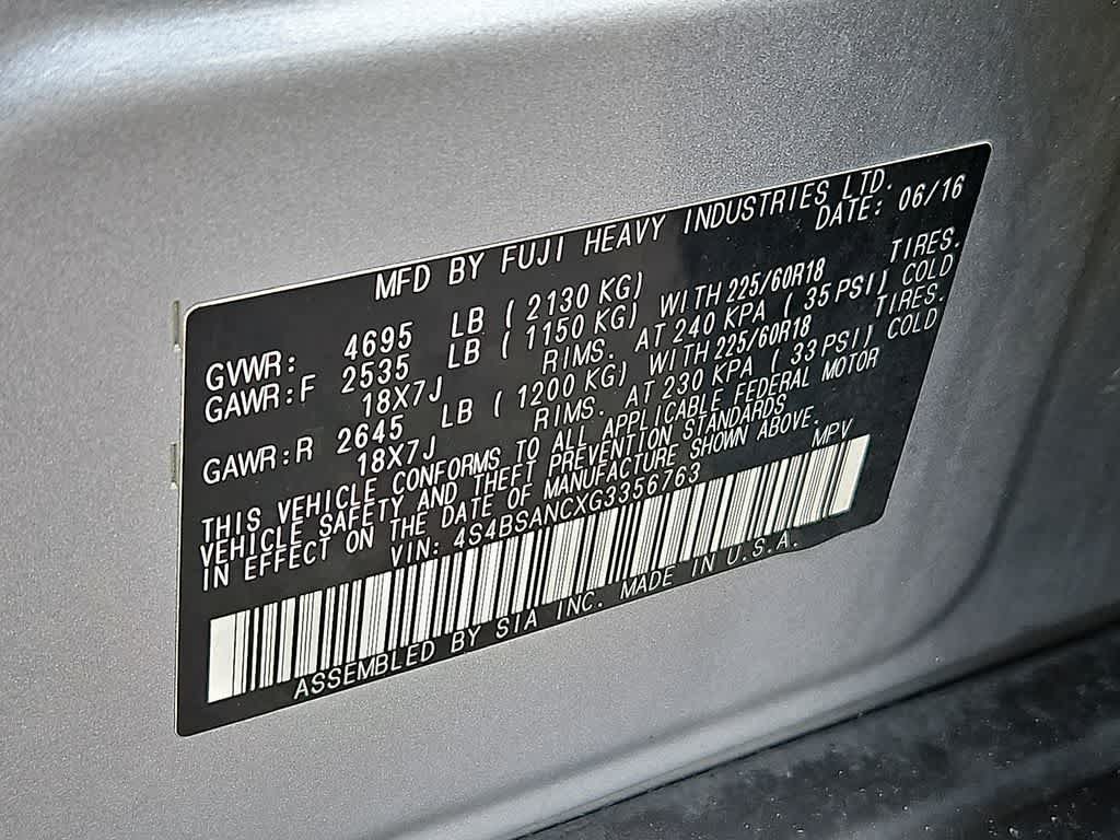 Used 2016 Subaru Outback 2.5i Limited AWD/4WD image 30