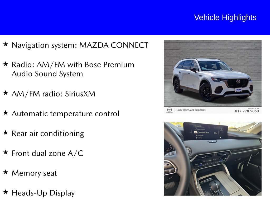 New 2026 MAZDA CX-70 3.3 Turbo w/ Premium Package AWD/4WD image 9