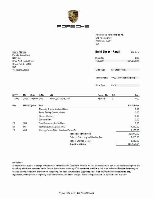 New 2024 Porsche Taycan Turbo S image 32