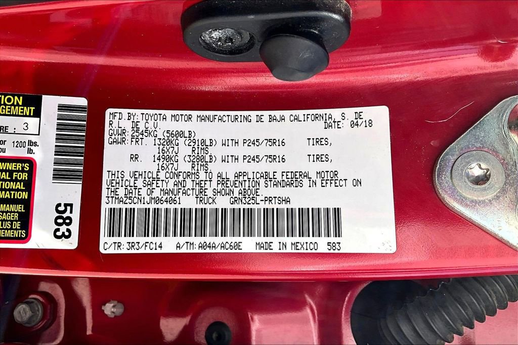 Used 2018 Toyota Tacoma SR5 RWD image 34