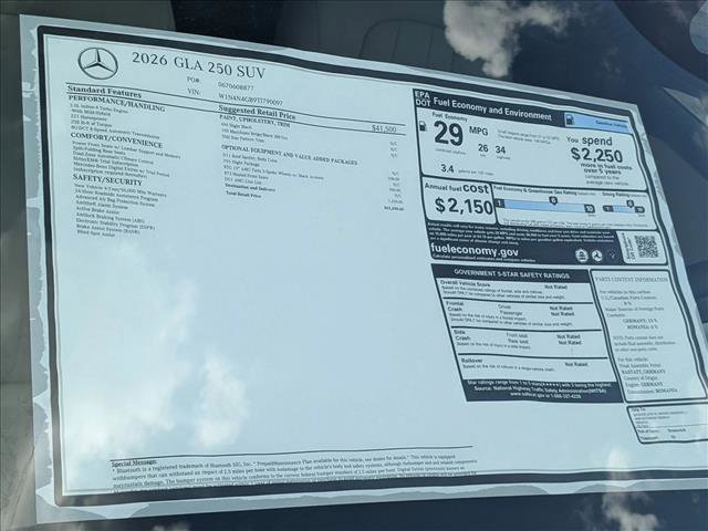 Certified 2026 Mercedes-Benz GLA 250 image 17