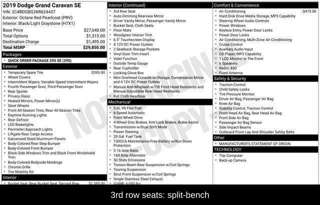 Used 2019 Dodge Grand Caravan SE image 12