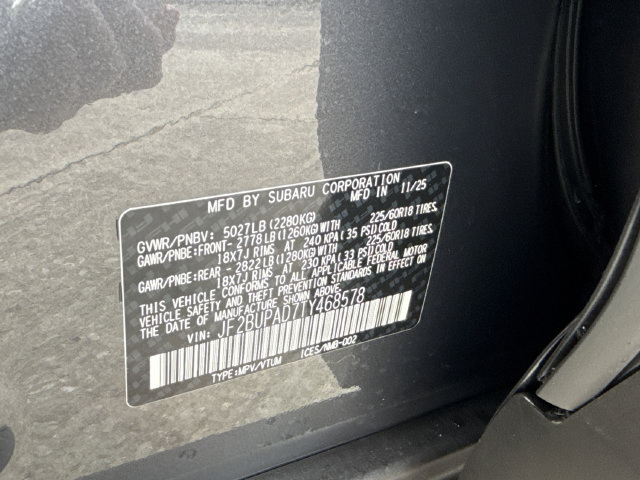 Certified 2026 Subaru Outback Premium AWD/4WD image 26