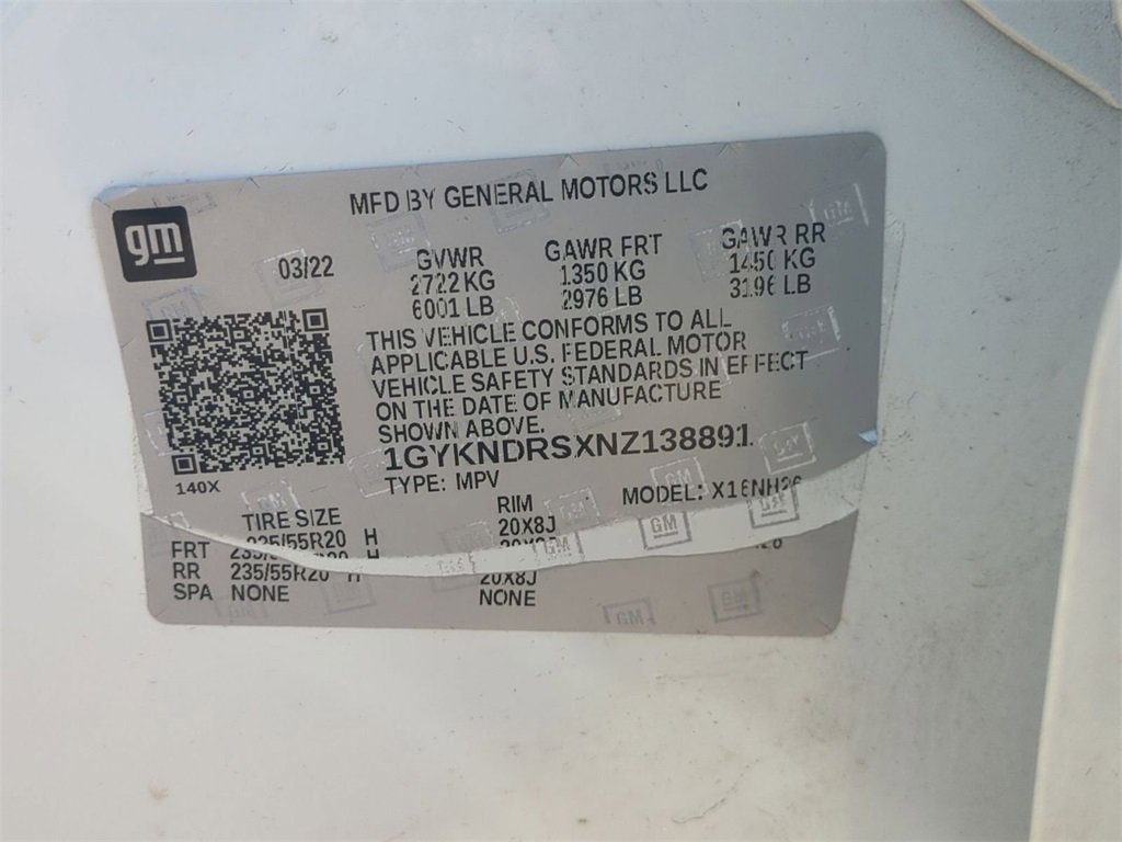 Used 2022 Cadillac XT5 Premium Luxury w/ LPO, ONYX Package image 35