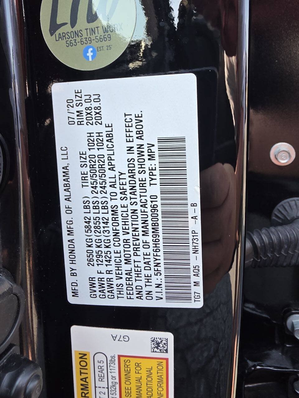 Used 2021 Honda Pilot Touring image 38