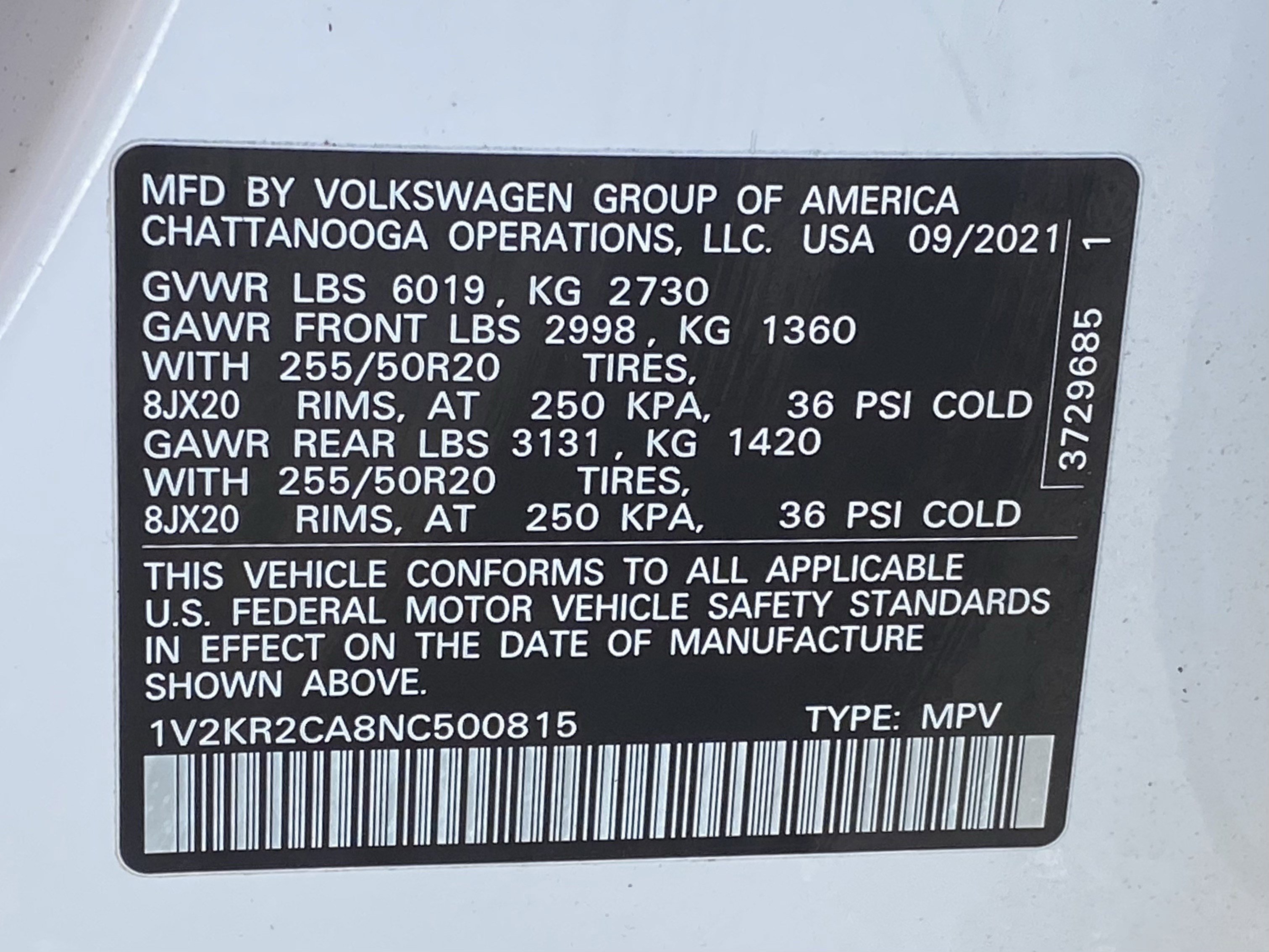 Used 2022 Volkswagen Atlas SE w/ Panoramic Sunroof Package image 30