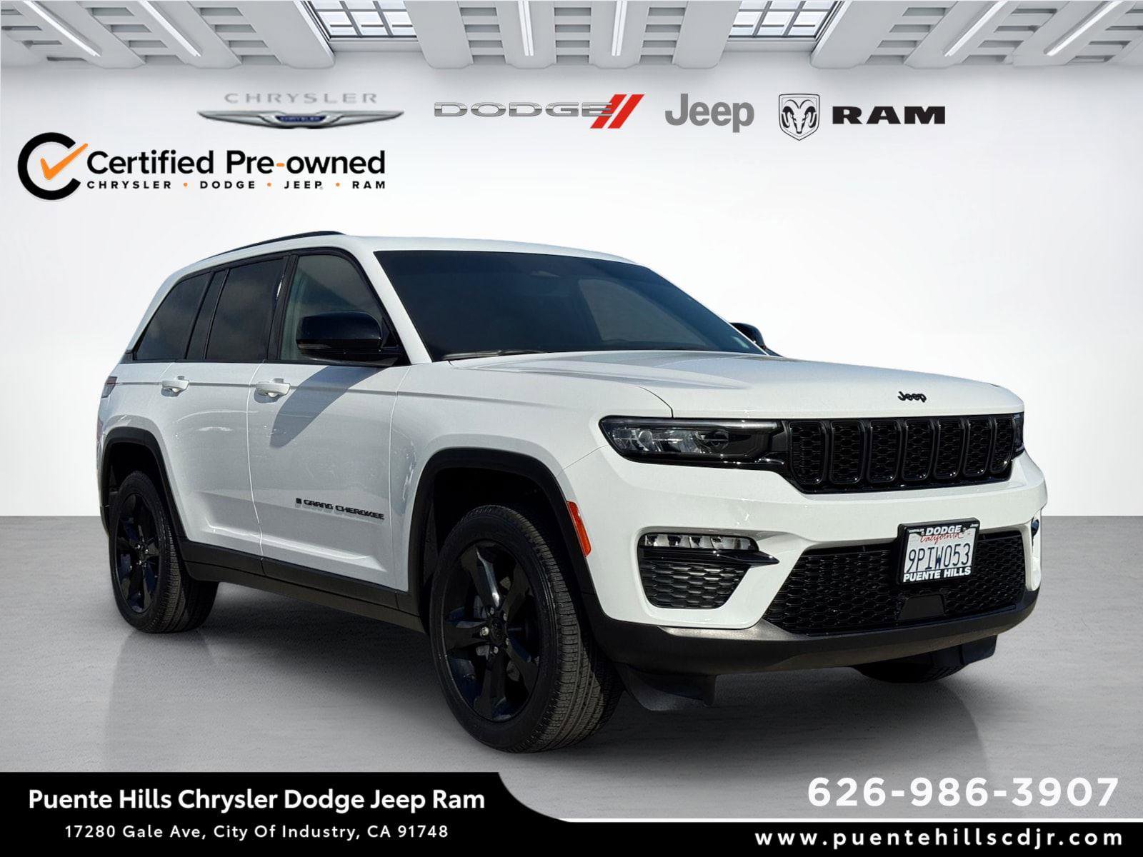 Certified 2024 Jeep Grand Cherokee Limited w/ Black Appearance Package AWD/4WD image 1