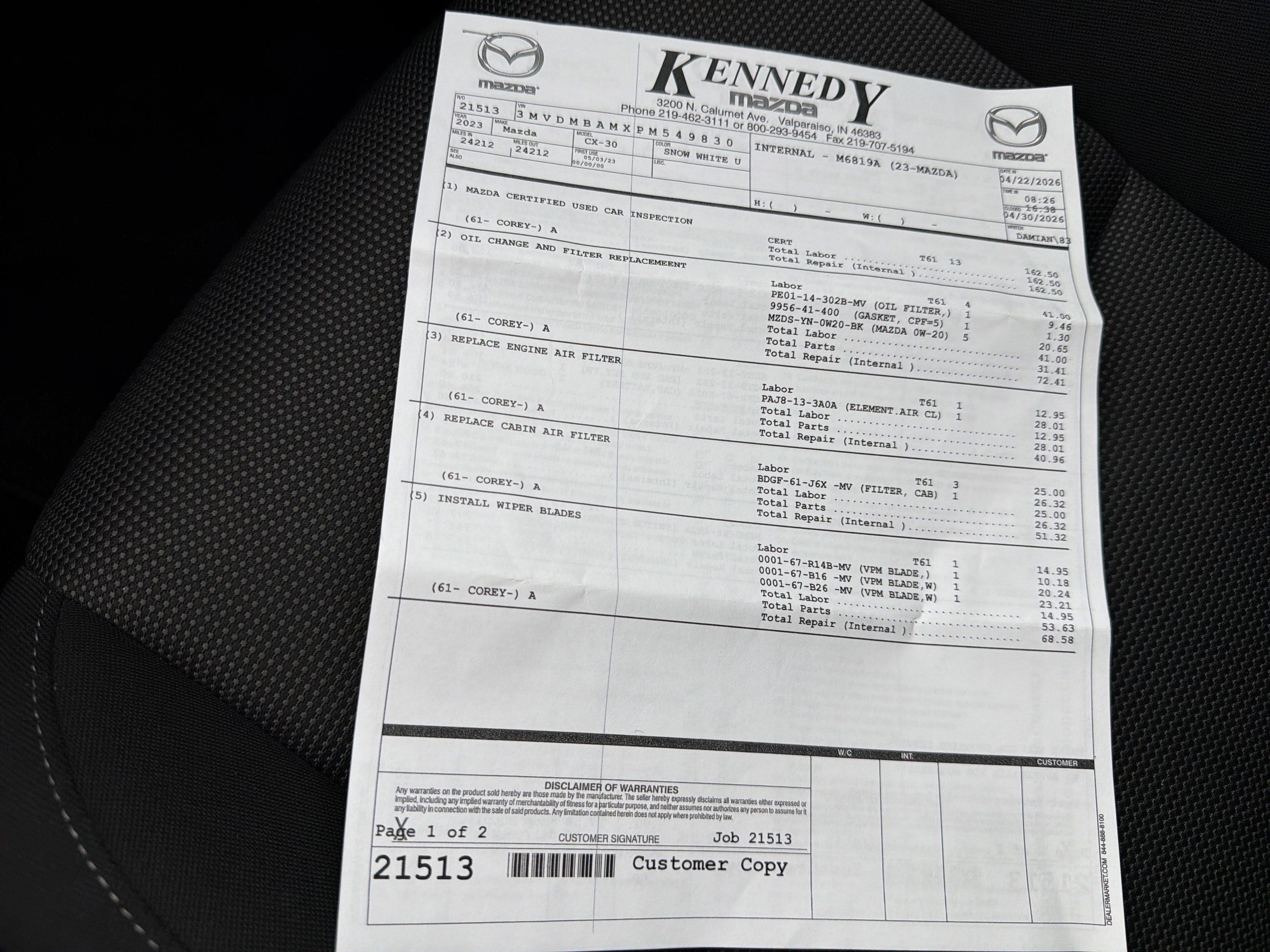 Certified 2023 MAZDA CX-30 AWD 2.5 S image 33