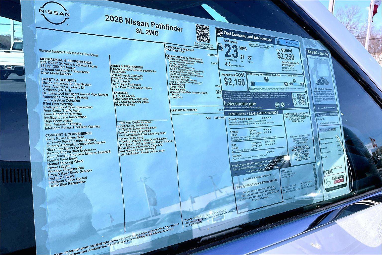 New 2026 Nissan Pathfinder SL image 15