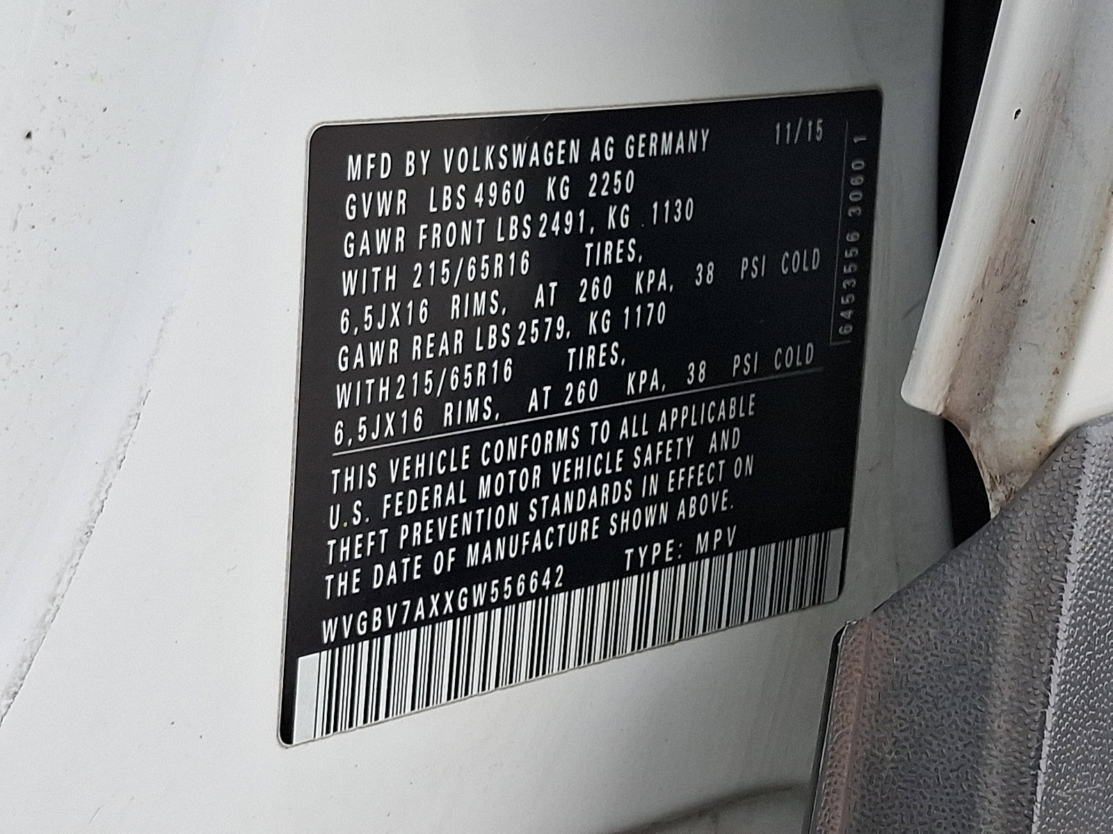 Used 2016 Volkswagen Tiguan S image 25