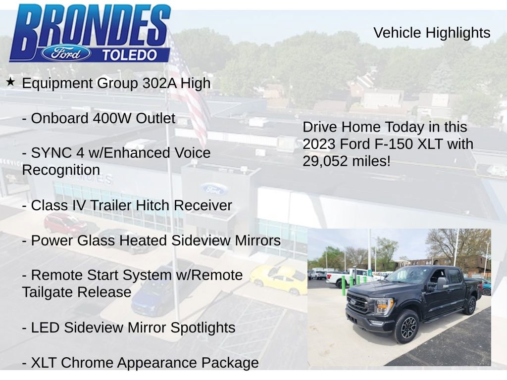 Used 2023 Ford F150 XLT w/ Equipment Group 302A High AWD/4WD image 5
