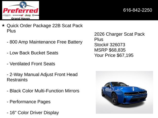 New 2026 Dodge Charger R/T Scat Pack image 6
