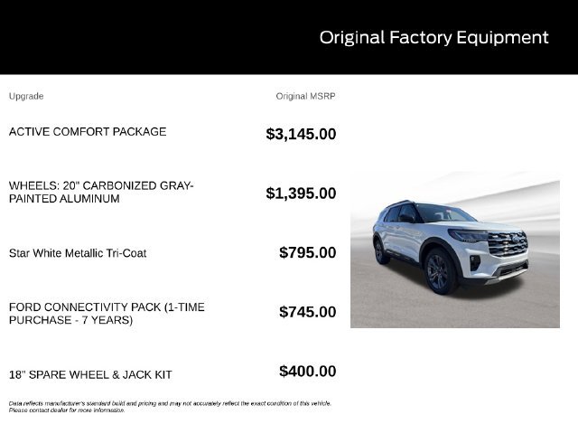 New 2026 Ford Explorer Active w/ Active Comfort Package AWD/4WD image 9