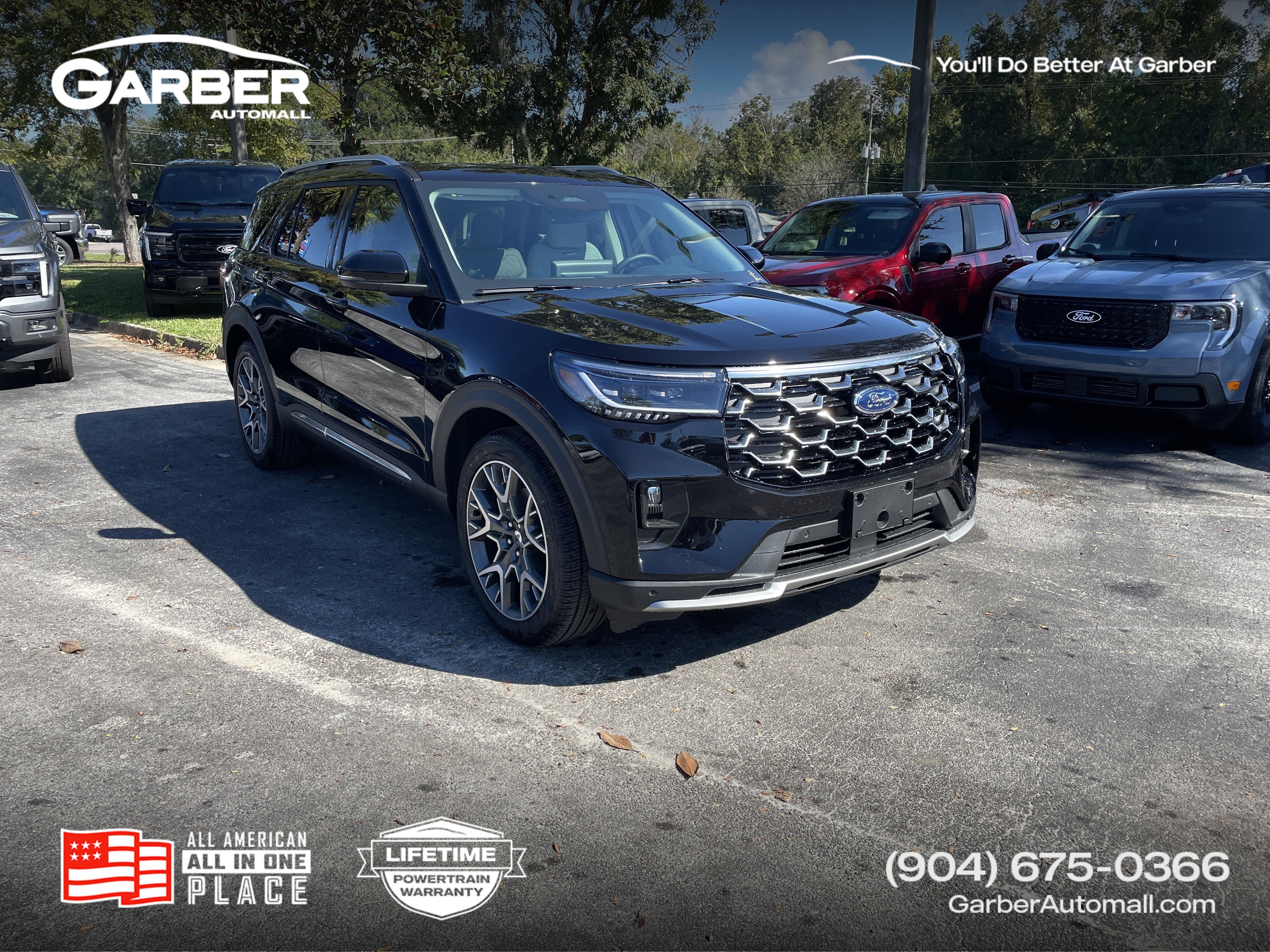 New 2025 Ford Explorer Platinum w/ Ultimate Package