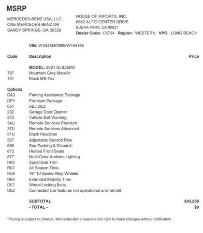 Certified 2021 Mercedes-Benz GLB 250 image 4