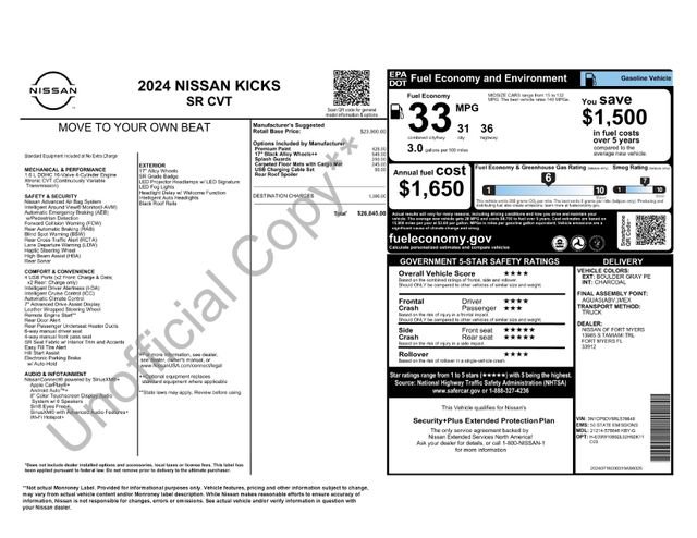 Used 2024 Nissan Kicks SR image 7
