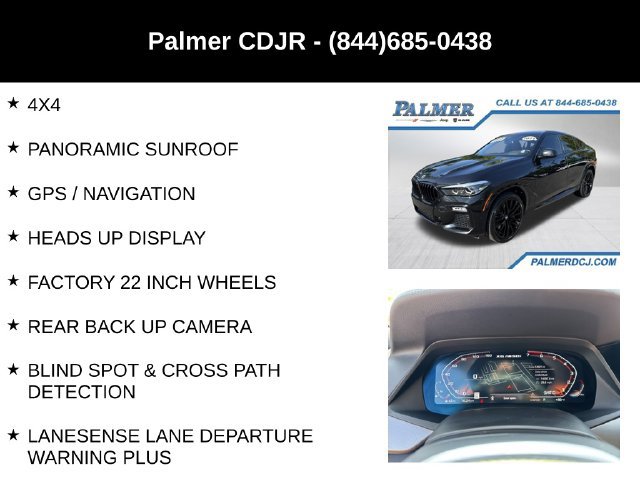 Used 2021 BMW X6 M50i w/ Premium Package AWD/4WD image 6