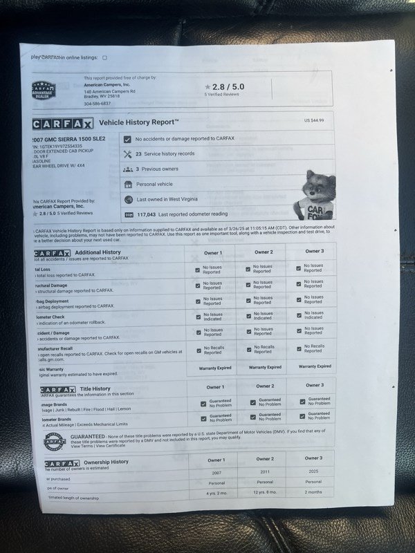 Used 2007 GMC Sierra 1500 SLE w/ Max Trailering Pack AWD/4WD image 15