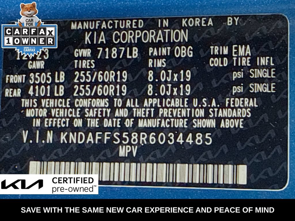 Certified 2024 Kia EV9 Wind AWD/4WD image 40
