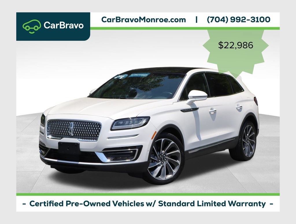 Used 2019 Lincoln Nautilus Reserve