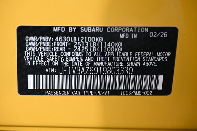 New 2026 Subaru WRX tS image 20