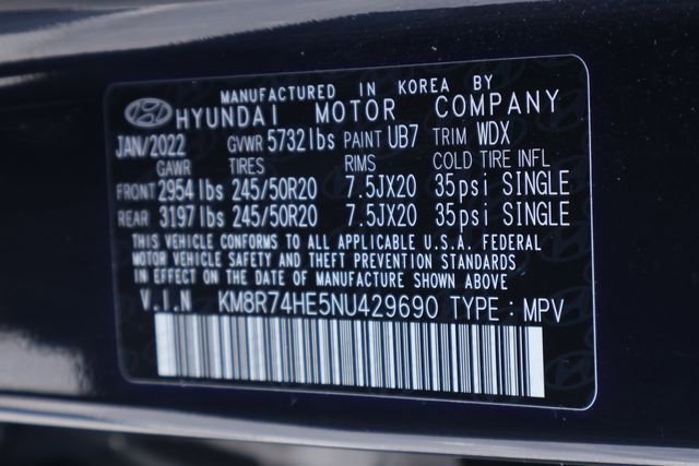 Used 2022 Hyundai Palisade Calligraphy FWD image 31