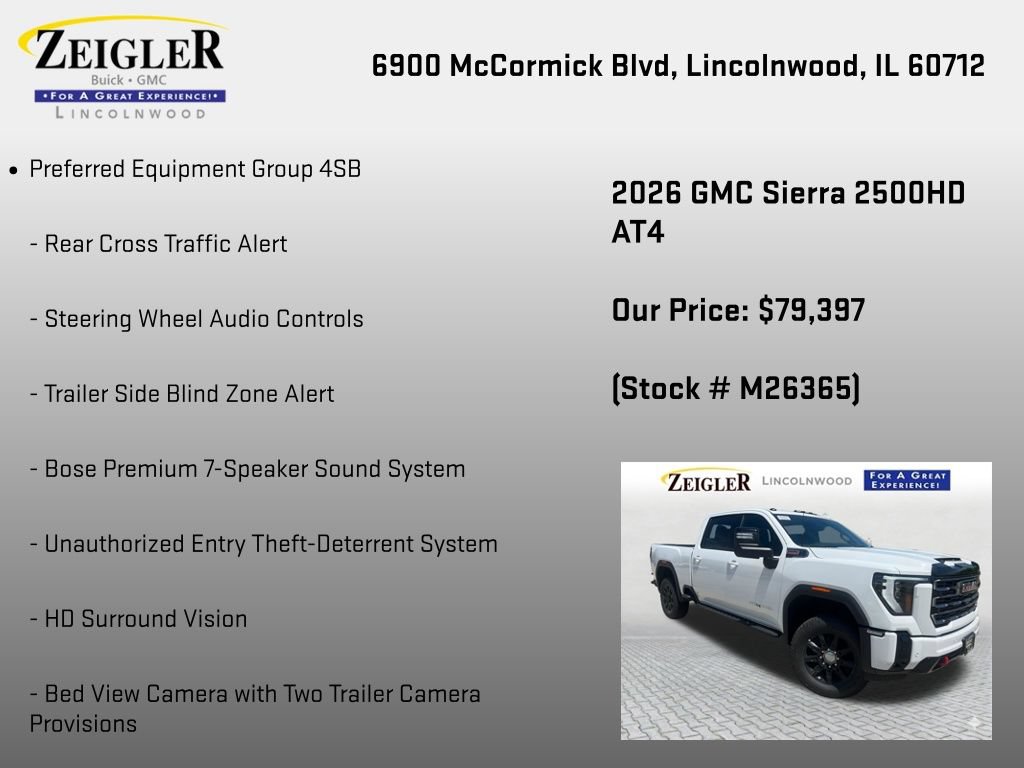 New 2026 GMC Sierra 2500 AT4 w/ AT4 Premium Plus Package AWD/4WD image 30