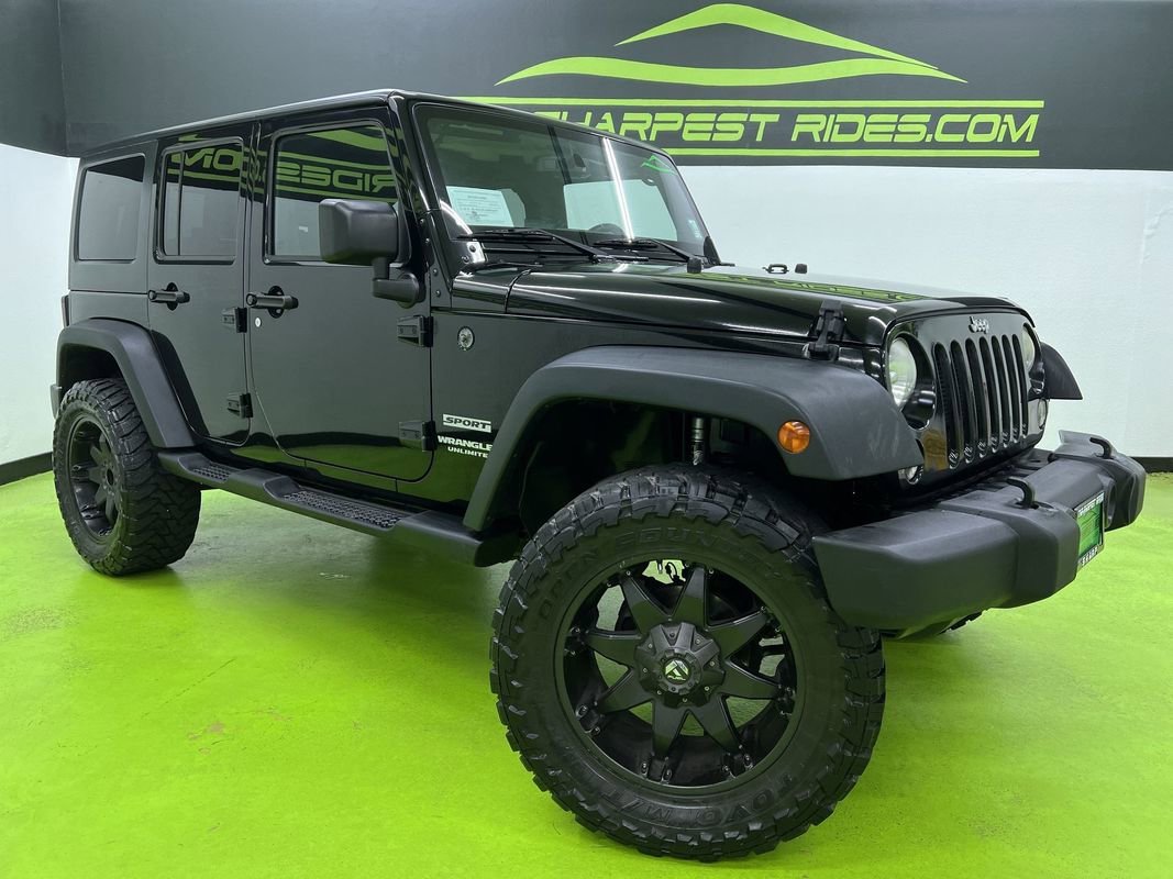 Used 2015 Jeep Wrangler Unlimited Sport w/ Quick Order Package 24S AWD/4WD image 1