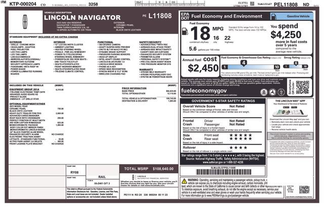 Certified 2023 Lincoln Navigator Reserve image 6