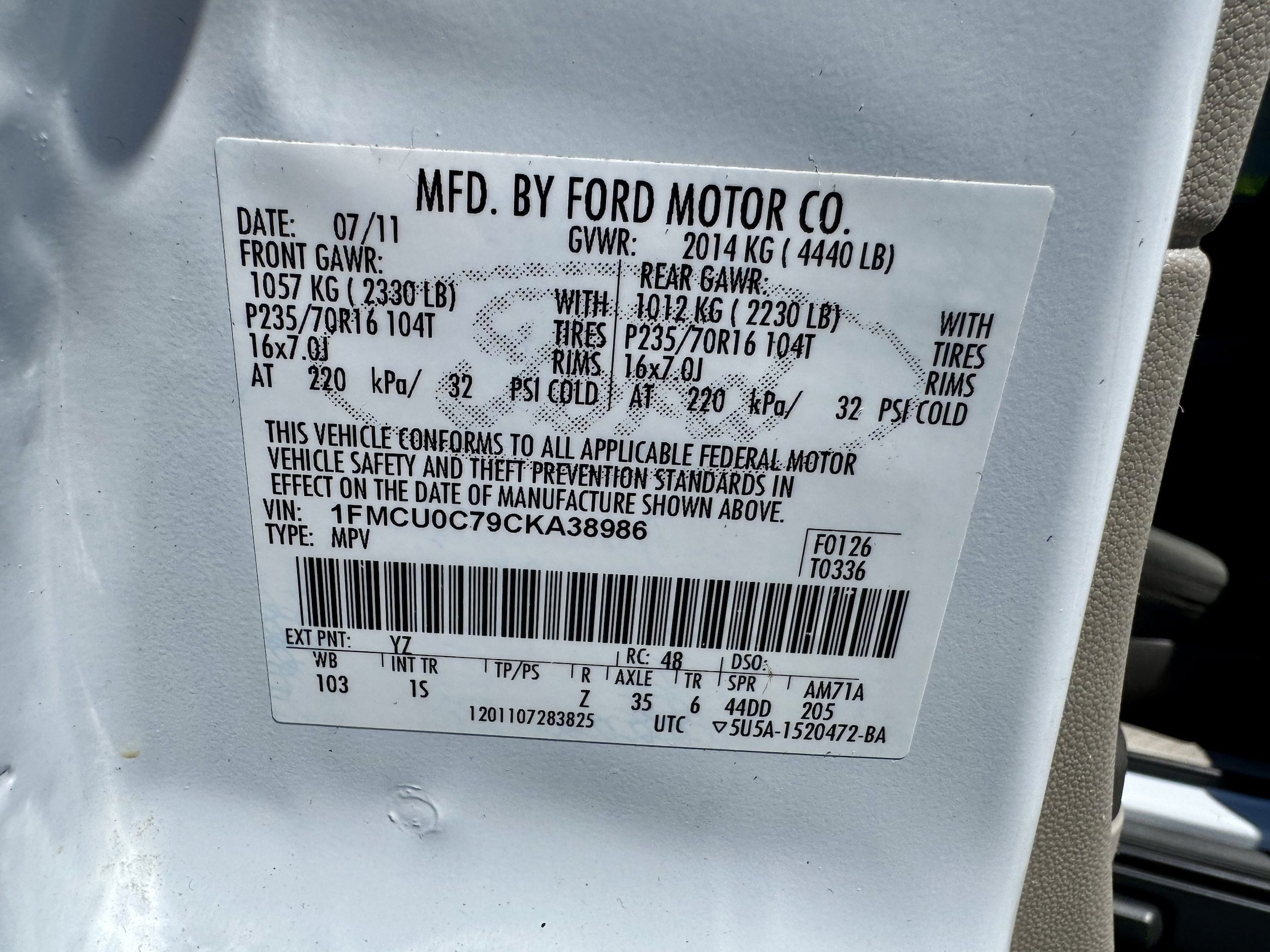 Used 2012 Ford Escape XLS FWD image 22