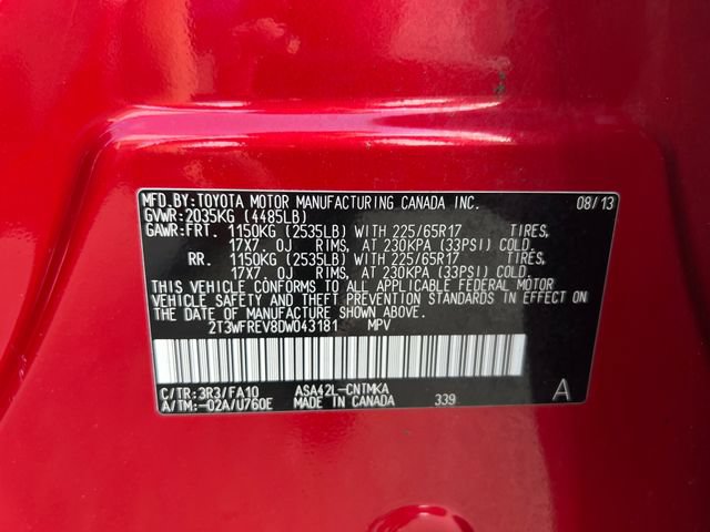 Used 2013 Toyota RAV4 XLE FWD image 17