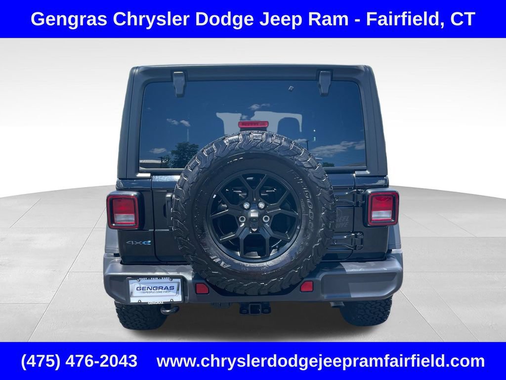 Certified 2025 Jeep Wrangler Unlimited Sport S 4xe AWD/4WD image 6